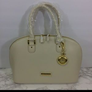 NWOT-JOY & IMAN Cream Satchel